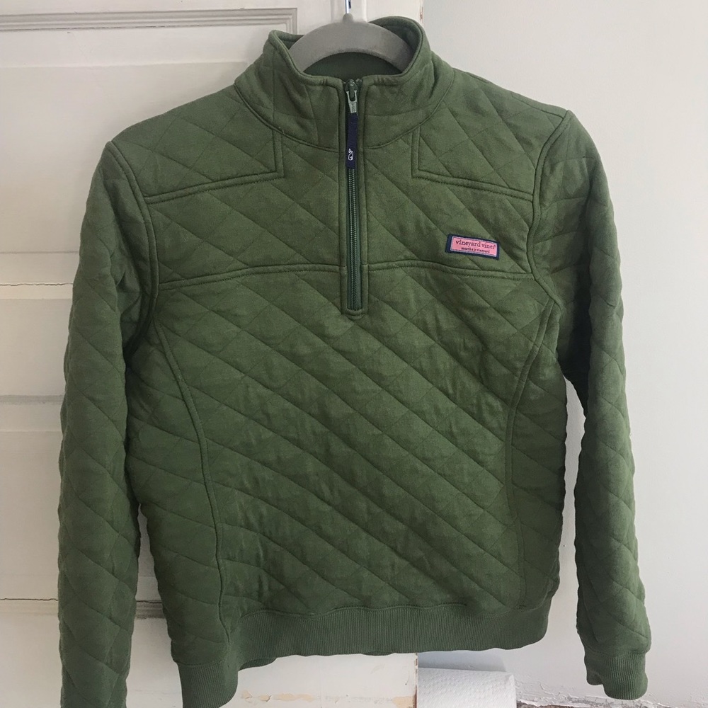 Vineyard Vines 1/4 zip Quilted Pullover